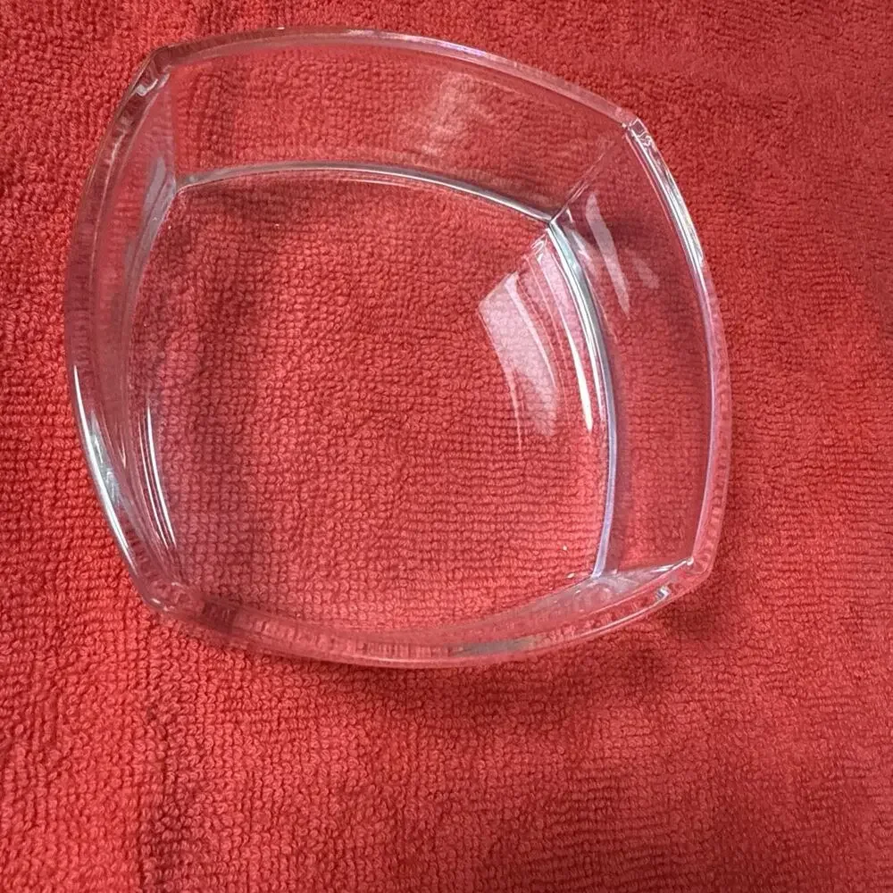 Cat Lead Crystal Trinket Box Frosted Glass Keepsake